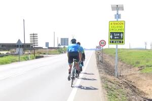 Crean en España un sistema para notificar la presencia de ciclistas más adelante en una ruta