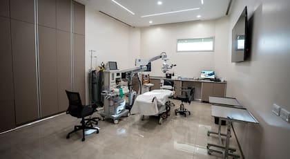 Uno de los quirófanos de GEOF, con tecnología de vanguardia.