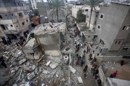 Uno de los recientes ataques de Israel en Rafah