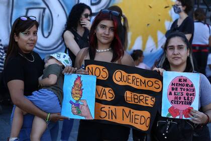 Uno de los reclamos principales es contra la violencia y los femicidios