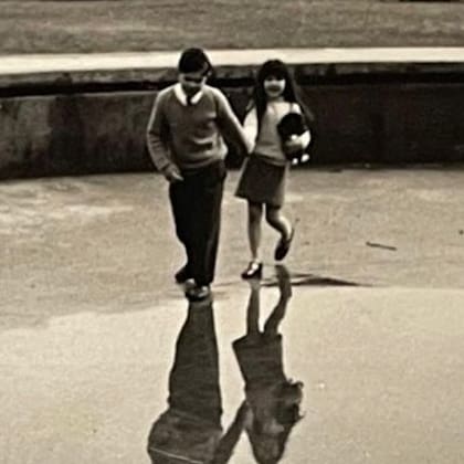 Uno de los recuerdos junto a su hermano que compartió "La Negra" en sus redes sociales