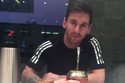 Uno de los referentes a nivel mundial de tomada de mate: Lionel Messi