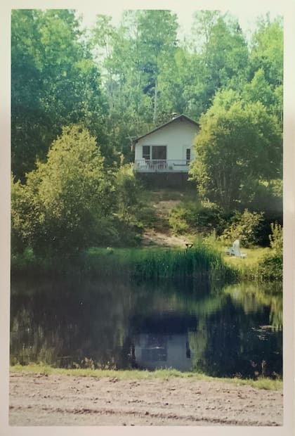 Uno de los rincones amados de Mariano en Canadá, en el lago St. Jean.