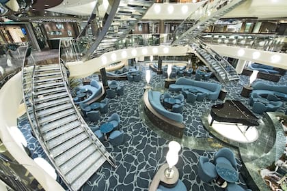 Uno de los salones internos para descansar