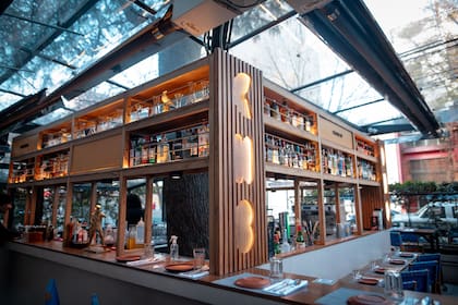 Uno de los sectores destacadas de La Mar, en su terraza.