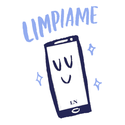 Uno de los stickers de LA NACION para Telegram y WhatsApp.