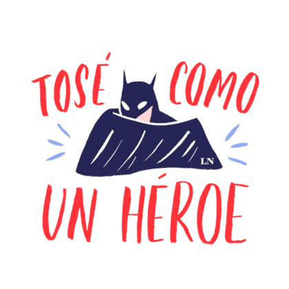 Uno de los stickers de LA NACION para Telegram y WhatsApp.