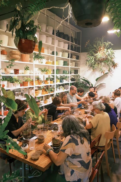 Uno de los talleres realizados en este espacio multifacético