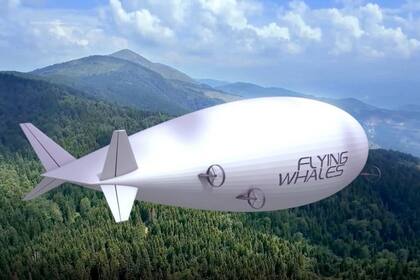 Uno de los tantos diseños de Flying Whales