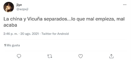 Uno de los tantos posteos que rememora el comienzo de la relación entre Benjamín Vicuña y la China Suárez