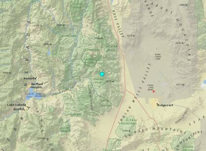 Uno de los temblores más fuerte de las últimas 24 horas en territorio continental estadounidense ocurrió cerca de Little Lake, California