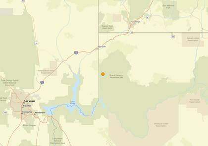 Uno de los temblores más fuertes de las últimas 24 horas en territorio continental estadounidense ocurrió cerca de Scenic, Arizona