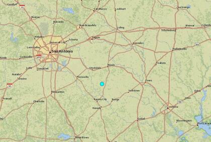 Uno de los temblores más fuertes de las últimas 24 horas en territorio continental estadounidense ocurrió cerca de Falls City, Texas