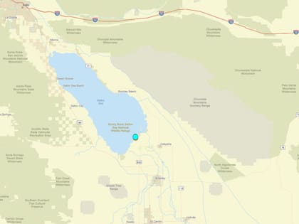 Uno de los temblores más fuertes de las últimas 24 horas en territorio continental estadounidense ocurrió cerca de Calipatria, California