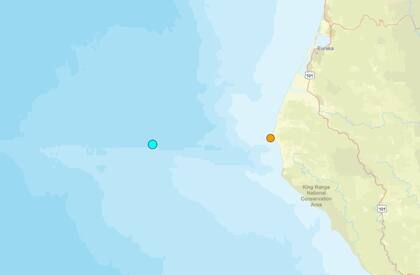 Uno de los temblores más fuertes de las últimas 24 horas en territorio continental estadounidense ocurrió cerca de Petrolia, California