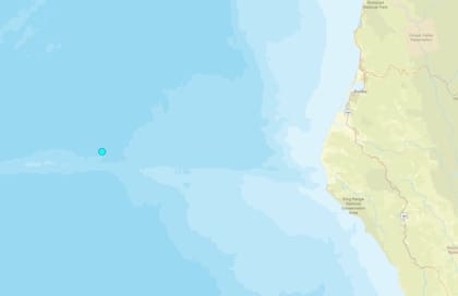 Uno de los temblores más fuertes de las últimas 24 horas en territorio continental estadounidense ocurrió cerca de Petrolia, California