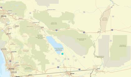 Uno de los temblores más fuertes de las últimas 24 horas en territorio continental estadounidense ocurrió cerca de Westmorland, California