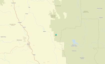 Uno de los temblores más fuertes de las últimas 24 horas en territorio continental estadounidense ocurrió cerca de Lake Pillsbury, California