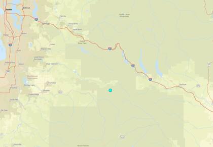 Uno de los temblores más fuertes de las últimas 24 horas en territorio continental estadounidense ocurrió cerca de Greenwater, Washington