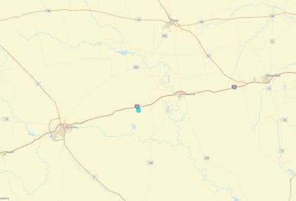 Uno de los temblores más fuertes de las últimas 24 horas en territorio continental estadounidense ocurrió cerca de Westbrook, Texas