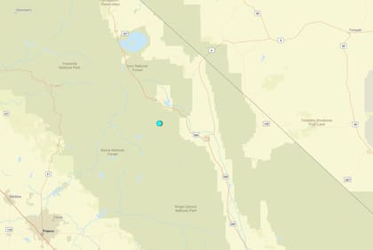 Uno de los temblores más fuertes de las últimas 24 horas en territorio continental estadounidense ocurrió cerca de Toms Place, California