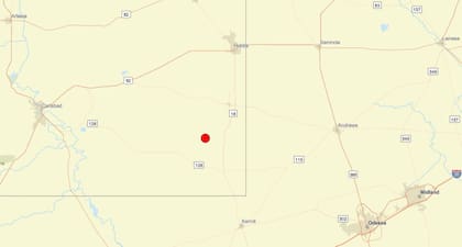 Uno de los temblores más fuertes de las últimas 24 horas en territorio continental estadounidense ocurrió cerca de Jal, Nuevo México