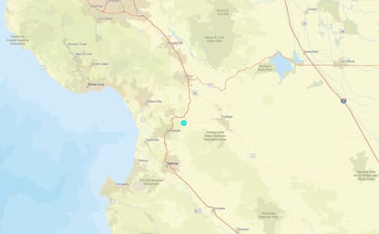 Uno de los temblores más fuertes de las últimas 24 horas en territorio continental estadounidense ocurrió cerca de San Juan Bautista, California