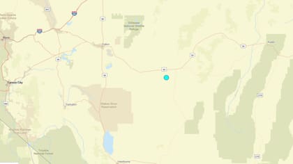 Uno de los temblores más fuertes de las últimas 24 horas en territorio continental estadounidense ocurrió cerca de Gabbs, Nevada