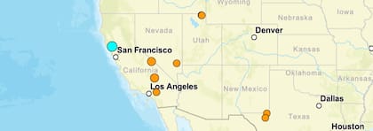 Uno de los temblores más fuertes de las últimas 24 horas en territorio continental estadounidense ocurrió cerca de Cloverdale, California