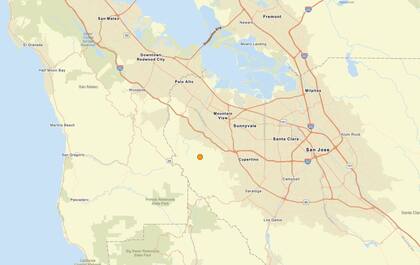 Uno de los temblores más fuertes de las últimas 24 horas en territorio continental estadounidense ocurrió cerca de Loyola, California