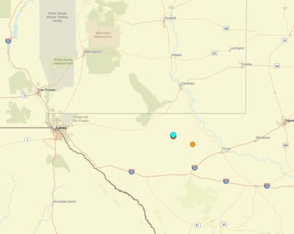 Uno de los temblores más fuertes de las últimas 24 horas en territorio continental estadounidense ocurrió cerca de Whites City, Nuevo México