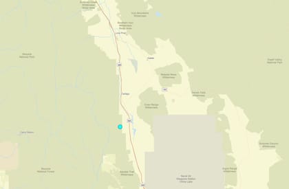 Uno de los temblores más fuertes de las últimas 24 horas en territorio continental estadounidense ocurrió cerca de Olancha, California