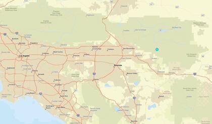 Uno de los temblores más fuertes de las últimas 24 horas en territorio continental estadounidense ocurrió cerca de Yucaipa, California