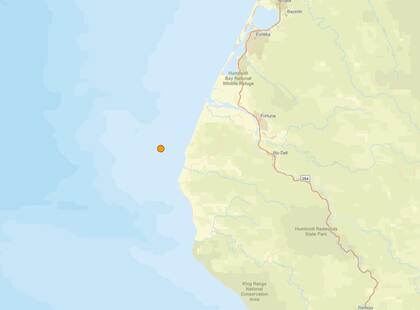 Uno de los temblores más fuertes de las últimas 24 horas en territorio continental estadounidense ocurrió cerca de Ferndale, California