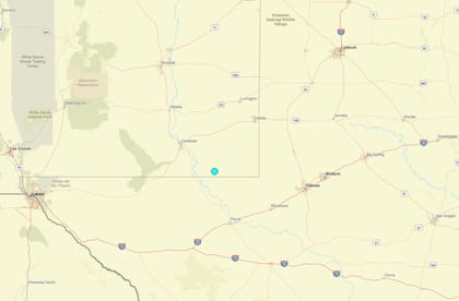 Uno de los temblores más fuertes de las últimas 24 horas en territorio continental estadounidense ocurrió cerca de Malaga, Nuevo México
