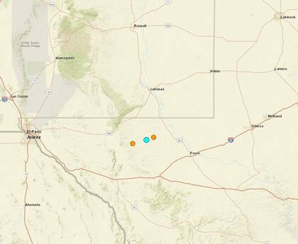 Uno de los temblores más fuertes de las últimas 24 horas en territorio continental estadounidense ocurrió cerca de Whites City, Nuevo México