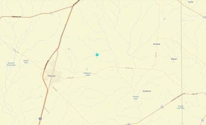 Uno de los temblores más fuertes de las últimas 24 horas en territorio continental estadounidense ocurrió cerca de North Pearsall, Texas