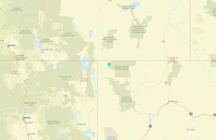 Uno de los temblores más fuertes de las últimas 24 horas en territorio continental estadounidense ocurrió cerca de Fort Bidwell, California