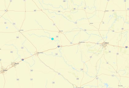 Uno de los temblores más fuertes de las últimas 24 horas en territorio continental estadounidense ocurrió cerca de Snyder, Texas