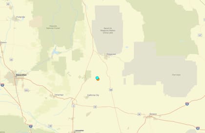 Uno de los temblores más fuertes de las últimas 24 horas en territorio continental estadounidense ocurrió cerca de Johannesburg, California