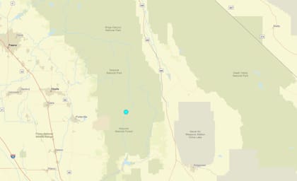 Uno de los temblores más fuertes de las últimas 24 horas en territorio continental estadounidense ocurrió cerca de Olancha, California
