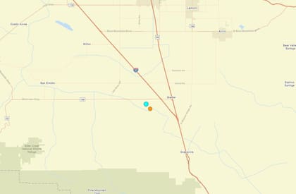 Uno de los temblores más fuertes de las últimas 24 horas en territorio continental estadounidense ocurrió cerca de Grapevine, California