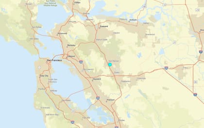 Uno de los temblores más fuertes de las últimas 24 horas en territorio continental estadounidense ocurrió cerca de San Ramon, California