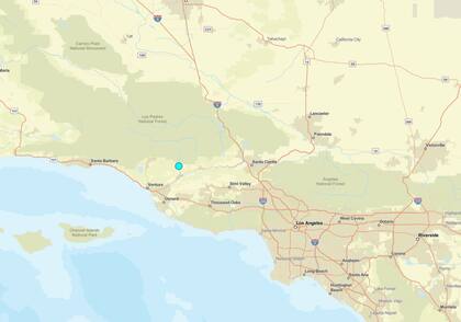 Uno de los temblores más fuertes de las últimas 24 horas en territorio continental estadounidense ocurrió cerca de Santa Paula, California