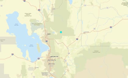 Uno de los temblores más fuertes de las últimas 24 horas en territorio continental estadounidense ocurrió cerca de Huntsville, Utah
