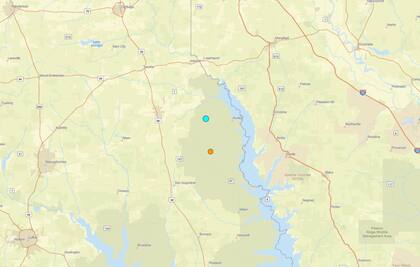 Uno de los temblores más fuertes de las últimas 24 horas en territorio continental estadounidense ocurrió cerca de Huxley, Texas