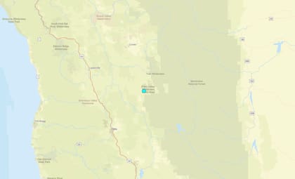Uno de los temblores más fuertes de las últimas 24 horas en territorio continental estadounidense ocurrió cerca de Covelo, California