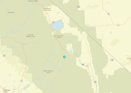 Uno de los temblores más fuertes de las últimas 24 horas en territorio continental estadounidense ocurrió cerca de Mammoth Lakes