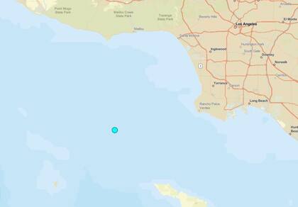 Uno de los temblores más fuertes de las últimas 24 horas en territorio continental estadounidense ocurrió cerca de Rancho Palos Verdes, California