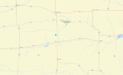 Uno de los temblores más fuertes de las últimas 24 horas en territorio continental estadounidense ocurrió cerca de Stockton, Kansas